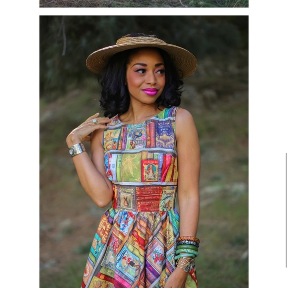 RETROLICIOUS 4111 Fairytales Midi Dress  2X new with tags no longer available! - Picture 3 of 4